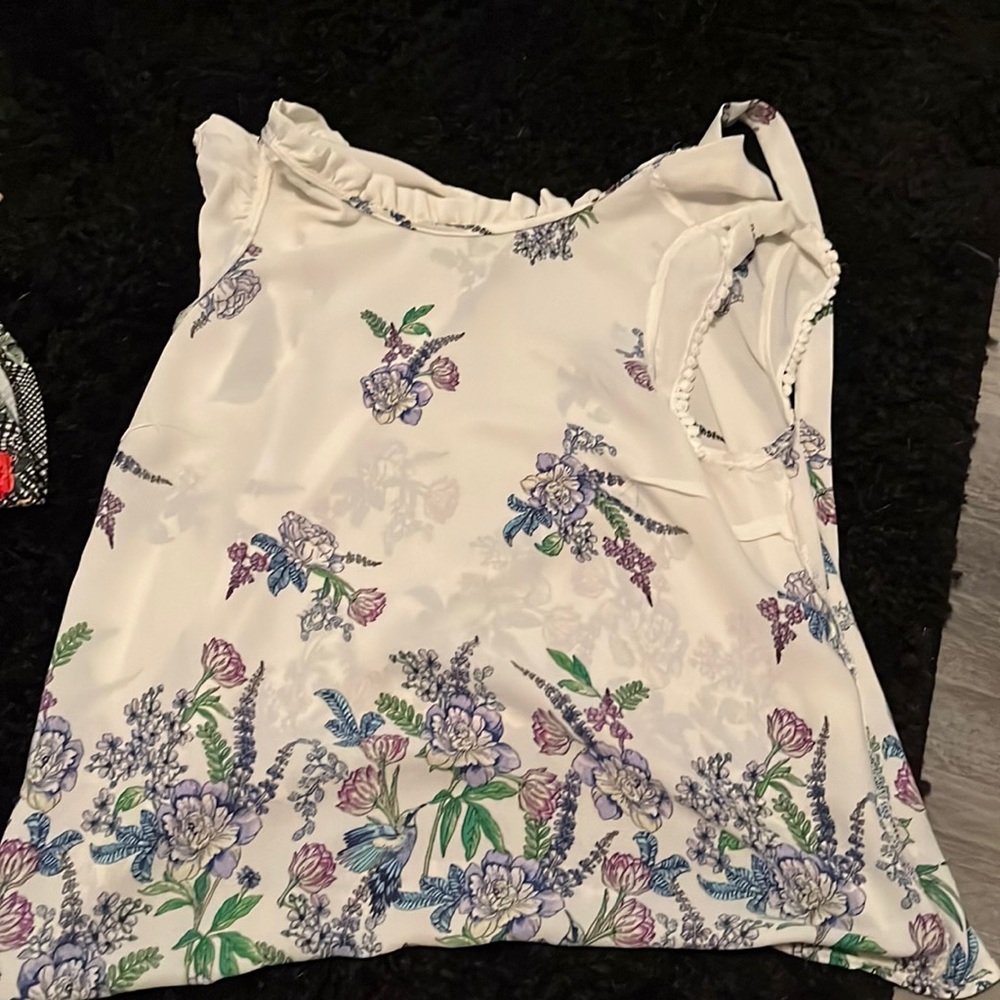 floral pattern shirt